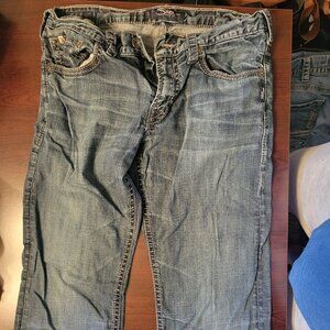 Men's Silver Zac Jeans 34x36